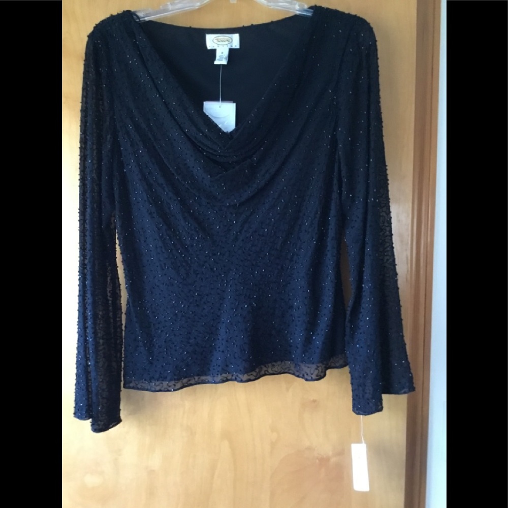 NWT Talbots Beaded top 8P